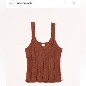 Skimming V-Neck Crochet Tank